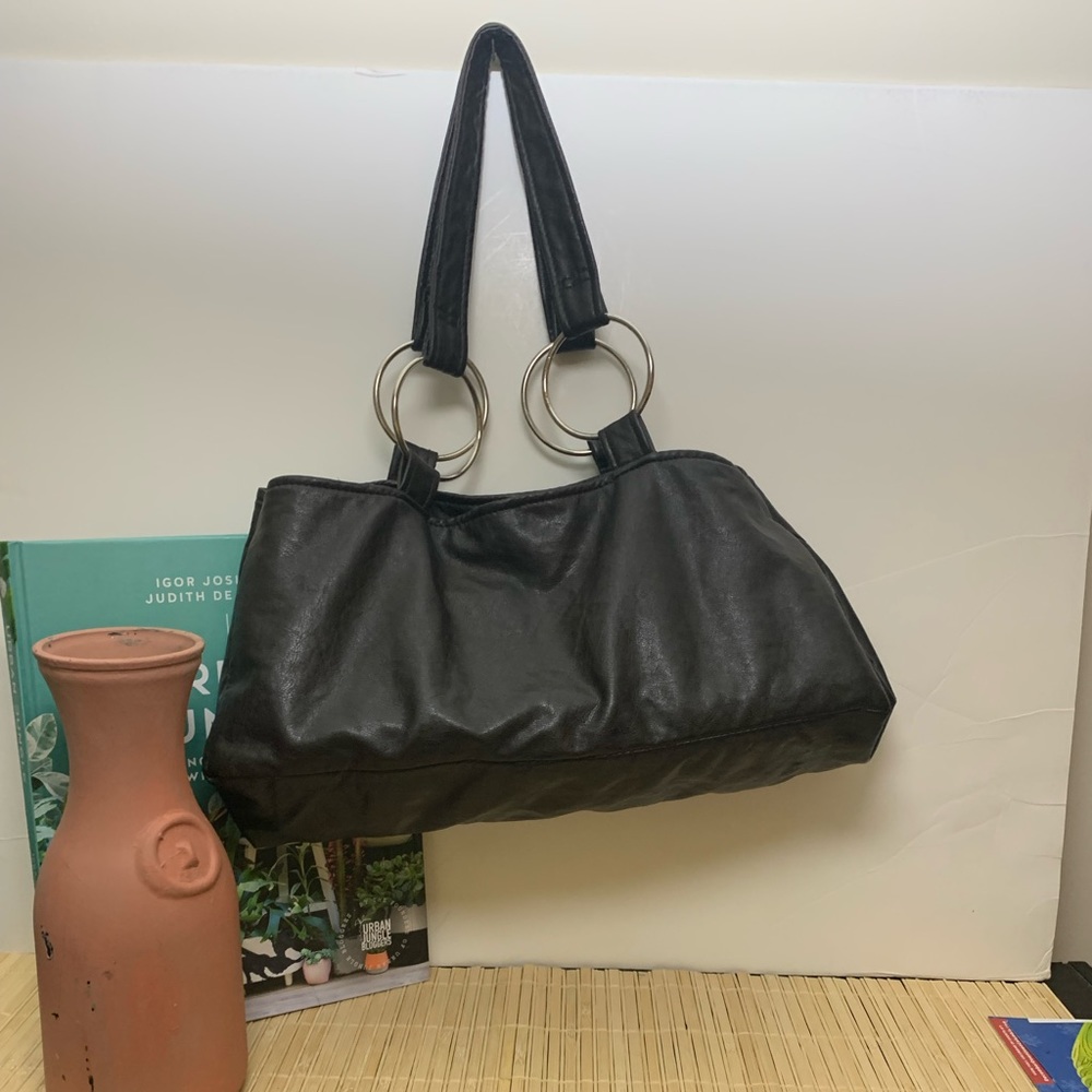 Soft Dark Brown Hobo Bag - Picture 3 of 3